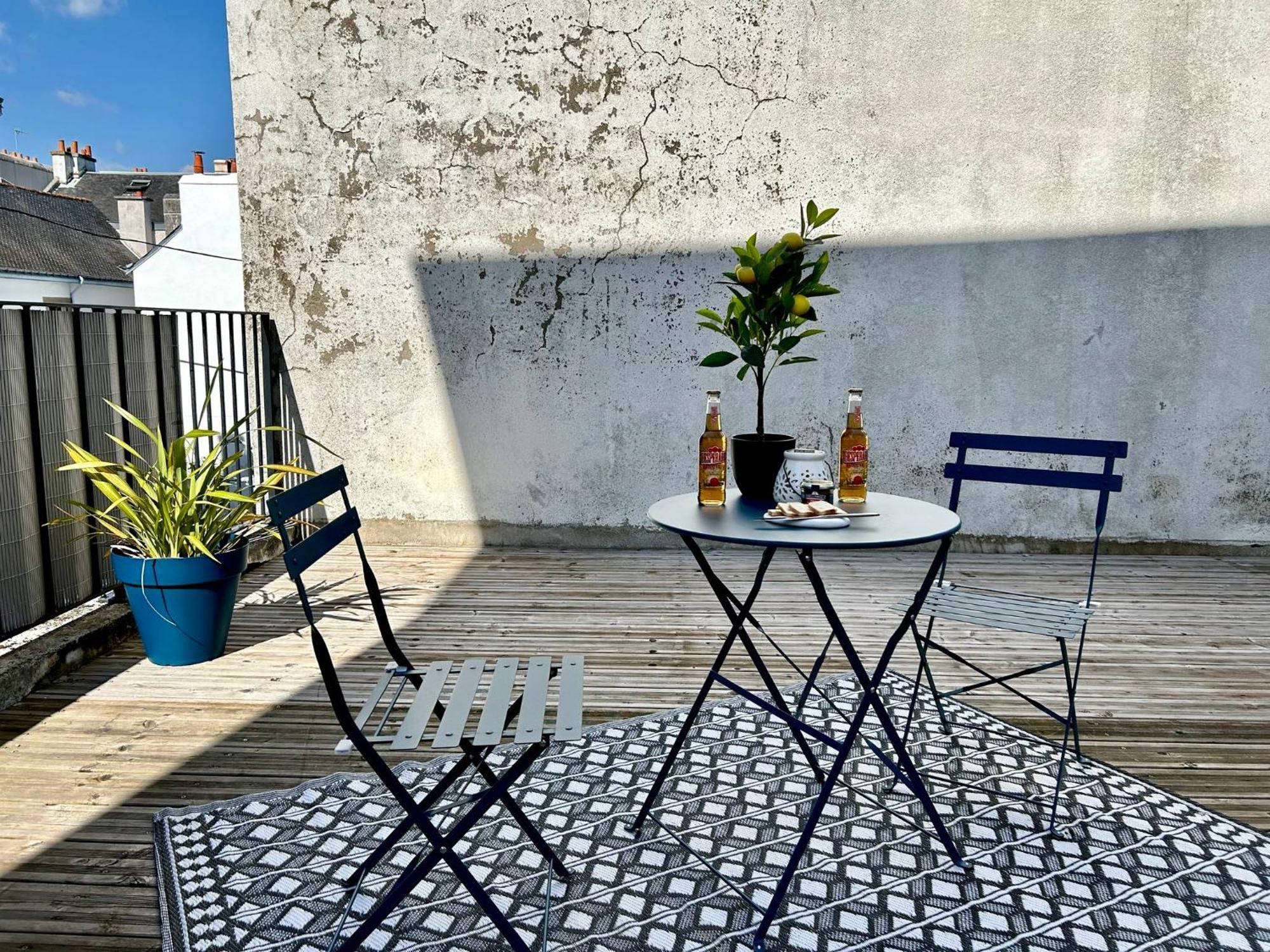 O Studio Terrasse - Centre Ville De Lorient - Gare Exteriér fotografie